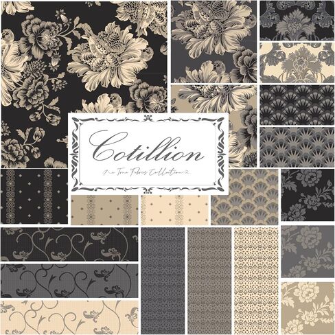 True Fabrics Bellflower Precut Fabric (Fat Quarter Bundle) - 20 pcs in 18" x 22" cuts in Kuwait