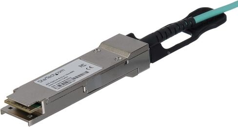 StarTech.com MSA Uncoded Compatible 7m/23ft 40G QSFP+ to QSFP+ AOC Cable - 40 GbE QSFP+ Active Optical Fiber - 40 Gbps QSFP Plus/Transceiver Module Cable (QSFP40GAO7M) in Saudi Arabia