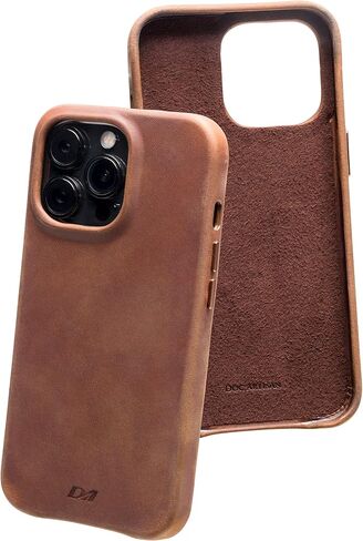 Classic V5 Leather Wallet Case with Detachable Magnetic Phone Case Compatible with iPhone 15 Pro Max | Compatible with MagSafe and All Wireless Charging Accessories (Brown, 15 Pro Max) in Saudi Arabia