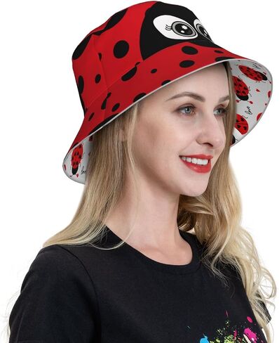 Bucket Hat Beach Summer Sun Hat Reversible Fisherman Hats Double Sided Wearing for Women Men Boys Girls in Kuwait
