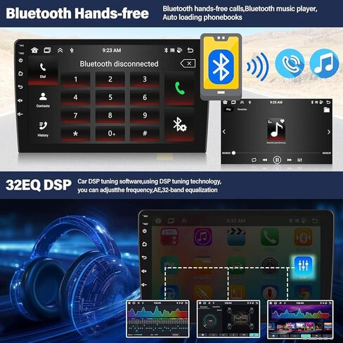 【8-Core 2+64G】راديو سيارة Android 13 لسيارة Dodge Ram 1500 2500 3500 2013-2018 9 بوصات IPS بلوتوث تعمل باللمس ستيريو سيارة مع Carplay لاسلكي Android Auto Mirror Link DSP GPS WiFi SWC+AHD كاميرا احتياطية وميكروفون in Kuwait