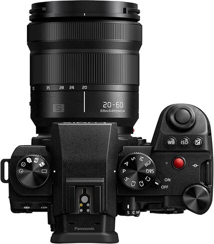 Panasonic LUMIX S5II Full Frame Mirrorless Camera with 20-60mm F3.5-5.6 Lens DC-S5M2KK Bundle Including Deco Gear Photography Bag + Microphone + Monopod + 64GB Card + Software Kit and Accessories in Saudi Arabia