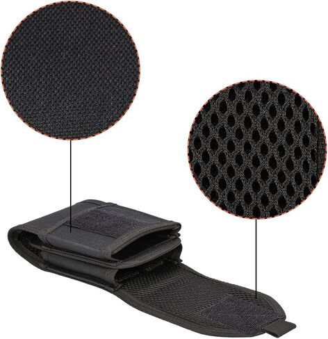 حافظة هاتف ذات سعة مزدوجة من IronSeals، حقيبة حزام مولي تكتيكية مع رقعتي علم لهاتف iPhone 15ProMax/15Pro/14 Plus/14 Pro Max/13 Pro Max/12ProMax، Samsung S23Ultra، حجم كبير وصلابة إضافية in Kuwait