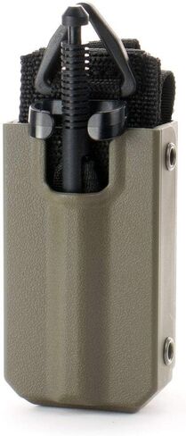 Eleven 10 Slick Front Rigid TQ Case for SOF-TT Tourniquet, Wolf Grey, MOLLE Attachment - Tourniquet Included in Saudi Arabia