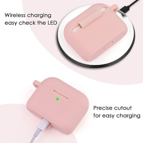 Case for Airpods 3rd Generation 2021, Filoto Silicone Airpod 3 Case Cover with Cute Bling Bracelet Keychain for Women Girl, Apple Airpods Gen 3 Protective Wireless Charging Case (Bling Pink) in Saudi Arabia