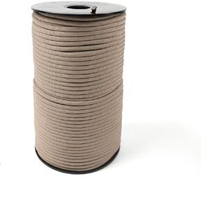 100ft 550 Paracord Rope,7 Strand Type III Paracord Survival Parachute Cord 5/32 550 Paracord with Reflective Black-Red for Hiking and Camping