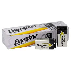 Energizer Battery EN22 Battery, 9V, Alkaline, Industrial (Pack of 12)