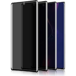 LYWHL [3 Pack] for Samsung Note 20 Ultra Privacy Screen Protector, Tempered Glass Anti-Spy Screen Protector for Note 20 Ultra 5G, Black 9H Hardness Bubble Free [Don’t Support Fingerprint Unlock]