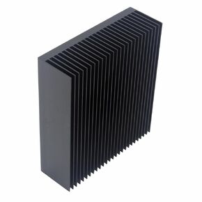 Black Aluminum Heatsink 90 x 80 x 27mm / 3.54 x 3.15 x 1.06inch Heat Sinks Radiator for Electronic Chip VGA LED Power Amplifier Router Cooling