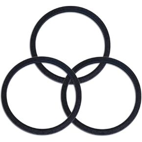 Blender Gaskets NB301 Compatible with Nutribullet RX 1700 Watt NB-301, N17-1001 Rubber Seal Ring (3 Pack)