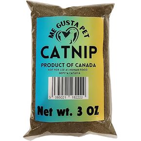 Catnip Stalkless Dried Ground Premium Bulk 6 Ounce Bag Strong Cat Nip for Cats | Catnip Kitty Safe | All-Natural Cat Nip | Finely Ground Without Stalks or Stems | Catnip Bag (6 Ounce)