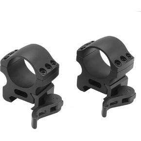 CCOP USA 1 Inch Quick Release Stop Pin Aluminum Low Profile Scope Rings Matte (6 Screws)