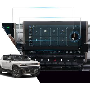 2 Pack Screen Protector For GMC Hummer EV 2024 2023 2022,13.4 Inch Protective Film Compatible With Hummer Accessories