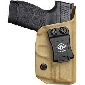 M&P 45 Shield Holster IWB Kydex Holster Custom Fit: Smith & Wesson M&P 45 Shield M2.0 3.3"Barrel Pistol - Inside Waistband Concealed Carry - Adj. Cant Retention - Cover Mag-Button - No Wear, No Jitter