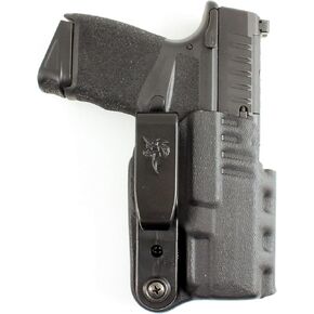 DeSantis Slim-Tuk IWB Holster - Holster IWB, Conceal Carry Holster, Compatible with the Springfield Hellcat and Hellcat OSP 3" - Ambidextrous, Black