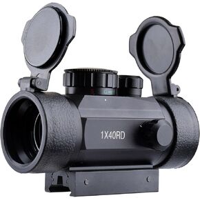 Tactical 1x40mm Reflex Red Green Dot Sight Riflescope with Free 11mm & 20mm Mount Rails
