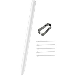 Tab S10 Ultra S Pen Replacement for Samsung Galaxy Tab S10 Ultra,Tab S10+ Stylus Pen Replacement for Galaxy Tab S10 Ultra S Pen with Tips/Nibs(White)