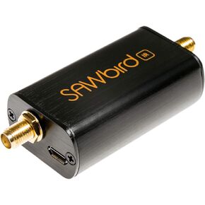 Nooelec SAWbird IR - Premium Dual Ultra-Low Noise Amplifier (LNA) & Saw Filter Module for Iridium and Inmarsat Applications. 1620MHz Center Frequency