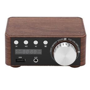 Mini Bluetooth 5.0 Amplifier, 50W 2 Channel Stereo HiFi Digital Audio Amplifier with USB Input, Audio Receiver Support U Disk and Small Memory Card for Home HiFi Stereo