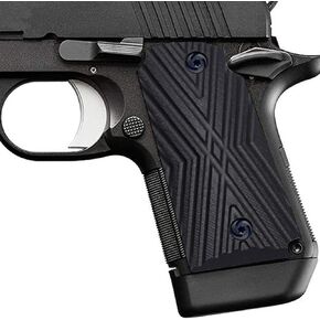 Guuun Kimb Micro Carry 9 9mm Grips G10 Grips, Aggressive OPS Crosshatch Texture