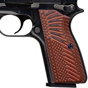 Guuun G10 Grips for Browning Hi Power and Tisas Regent BR9, OPS Eagle Wings Texture