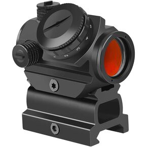 Feyachi RDS-22 2 MOA Red Dot Sight Compact Red Dot Scope 1 x 22mm，Selectable with 5 Slots 0.83"Riser Mount