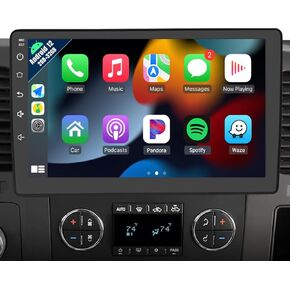 Naifay Android Car Radio for Chevy Chevrolet Silverado Tahoe Suburban GMC Sierra Yukon with Wireless Carplay Android Auto, 10.1inch Touch Screen for Silverado Tahoe Car Stereo Bluetooth GPS WiFi SWC