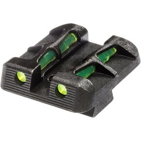 HIVIZ GLLW15 40 S&W and 357 Sig Sauer Interchangeable LITEWAVE Rear Right for Glock, 9mm, Green, Red, Black