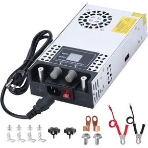 Adjustable DC 0-48V 600W Power Supply with LED Display 110V AC to DC 0-48V 0-12.5A 600W Buck Converter Adjustable 48V 600W Power Supply for Drive Sensor Lamp Meter Controller Electric Motor