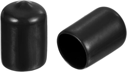 uxcell 20pcs Round Rubber End Caps 1"(25mm) White Vinyl Cover Screw Thread Protectors in Kuwait