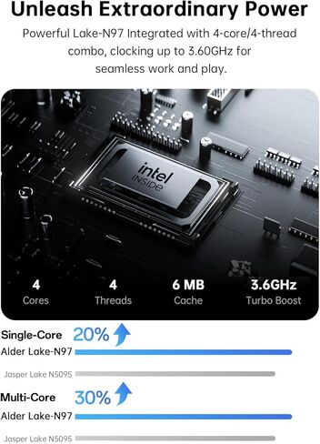 أحدث كمبيوتر محمول من ACEMAGIC 2024، كمبيوتر محمول بشاشة FHD مقاس 17.3 بوصة مع معالج رباعي النواة-12th Alder Lake N97 (يصل إلى 3.6 جيجا هرتز)، وذاكرة وصول عشوائي سعتها 16 جيجابايت وذاكرة قراءة فقط 512 جيجابايت، كمبيوتر محمول تقليدي، بطارية 6000 مللي أمبير in Kuwait