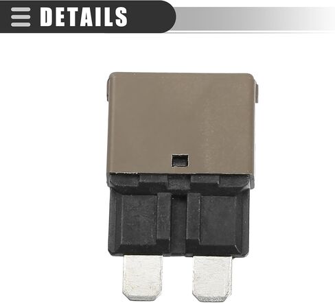 Motoforti Universal Car E37 Circuit Breakers Fuses Replacement, 7.5A 14V, Durable, Plastic Metal, Dark Brown in Saudi Arabia