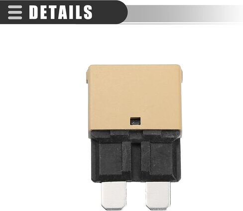 Motoforti Universal Car E37 Circuit Breakers Fuses Replacement, 5A 14V, Durable, Plastic Metal, Brown, 3 Pcs in Saudi Arabia