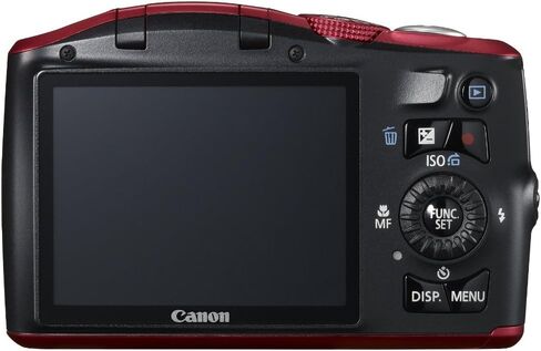 Canon PowerShot SX150 IS 14.1 MP Digital Camera with 12x Wide-Angle Optical Image Stabilized Zoom with 3.0-Inch LCD (Red) (Renewed) in Saudi Arabia