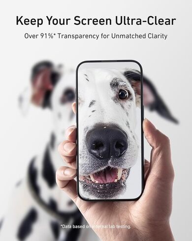 Anker HD Screen and Lens Protectors for iPhone 16 Pro (2-Pack), 6.3-Inch Ultra-Thin, Durable, and Clear Tempered Glass, Fast and Easy Installation, Scratch and Impact Resistant, 12-Month Warranty in Saudi Arabia