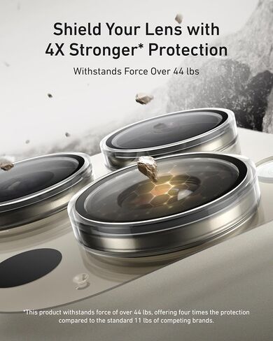 Anker HD Screen and Lens Protectors for iPhone 16 Pro (2-Pack), 6.3-Inch Ultra-Thin, Durable, and Clear Tempered Glass, Fast and Easy Installation, Scratch and Impact Resistant, 12-Month Warranty in Saudi Arabia