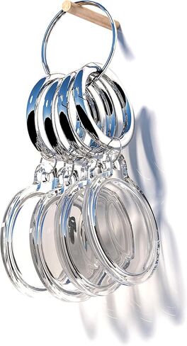 Estefanlo 4 Pack Waterproof Airtag Holder Case, Air Tag Keychain Case for Apple AirTag, Soft and Full Body Shockproof Airtag Holder with Keyring for Luggage, Dogs, Cats, Key, Bag (WHITE) in Kuwait