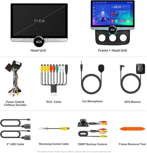 راديو سيارة Android 13.0 لسيارة Dodge Ram 1500 2500 3500 2013-2018 AC يدوي، 11.5 بوصة مقبض واحد 2K HD شاشة تعمل باللمس، 4G+64G مع CarPlay اللاسلكي، Android Auto، AM/FM Stereo، 5G WiFi، DSP، مروحة العادم، SWC in Kuwait