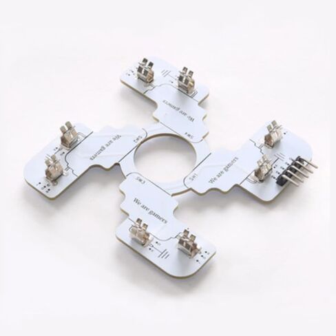 Replaced JLF PCB for Sanwa TP-MA PCB Board With 4pcs D3V .187" Microswitches Hot Swap Joystick Board for OTTO DIY V2 V5 Kit (Black with 4pcs D3V switches) in Saudi Arabia