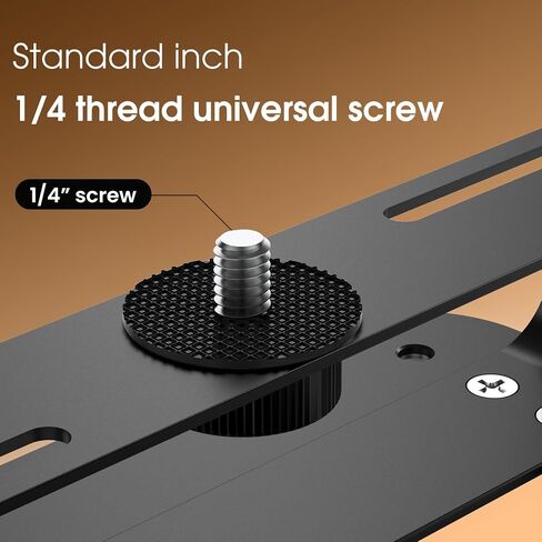 Desktop Projector Mount - Projector Ceiling Mount with 360°Adjustable - Universal Stand 1/4 Screw for LED LCD Video Projectors Camera with Cable Ties in Kuwait