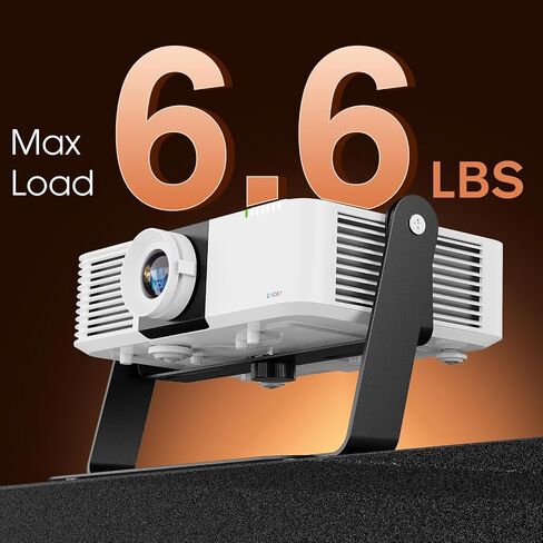 Desktop Projector Mount - Projector Ceiling Mount with 360°Adjustable - Universal Stand 1/4 Screw for LED LCD Video Projectors Camera with Cable Ties in Kuwait