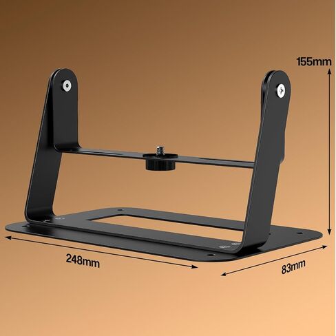Desktop Projector Mount - Projector Ceiling Mount with 360°Adjustable - Universal Stand 1/4 Screw for LED LCD Video Projectors Camera with Cable Ties in Kuwait