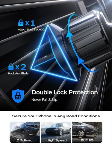 LISEN for Magsafe Car Mount Vent Magnetic Phone Holder for Car Vent, [30X Powerful Pro] for Magsafe Car Vent Phone Mount for Car Fits Samsung Google iPhone 15 Pro Max Plus Mini 14 13 12 in Saudi Arabia