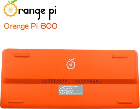 800 Six-Core 64 Bit 4GB RAM Dual Band WiFi Bluetooth 5.0 All-in-One Keyboard Computer Kit with 64GB EMMC, Run Android, Orange Pi OS, Manjaro, Ubuntu, Debian (Pi800+TypeC 5V4A Supply) in Saudi Arabia