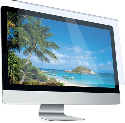 Blue Light Screen Protector for 23 23.6 23.8 24 inch Computer Monitor Hanging Type Blue Light Blocking Filter Panel Anti Scratch Eye Protection Shield for Desktop Computer in Saudi Arabia