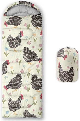 axolotl الكرتون الثعلب كيس النوم، 3 الموسم الطقس الدافئ والبارد kawaii الثعلب الزهور أكياس النوم للأطفال الأولاد المراهقين، أكياس النوم خفيفة الوزن للماء للسفر، معدات التخييم في الهواء الطلق، الأحمر in Kuwait