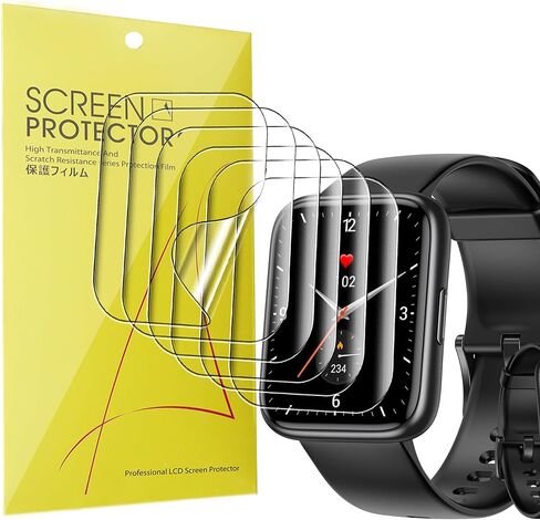 Compatible for Kummel Smart Watch Screen Protector, Full Coverage TPU Clear Film Compatible for Kummel Smart Watch (6 Pack) in Saudi Arabia