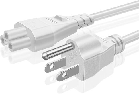TNP Universal Power Cord (3 Feet) - IEC320 C5 to NEMA 5-15P 3-Prong Mickey Mouse Power Extension Cable Wire Connector Socket Plug Jack for Laptop Notebook AC Power Supply Adapter Charger Wall Outlet in Saudi Arabia