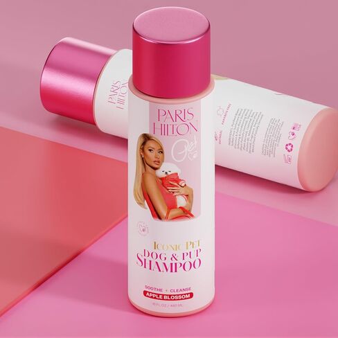 Paris Hilton Fragrance-Free Deshedding Dog Shampoo and Conditioner - Hypoallergenic, Sulfate-Free, Natural Dog Shampoo for Sensitive Skin - Vegan Formula in Kuwait