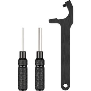 Xaegistac Glock Tool Set All Metal Magazine Disassembly Tool w/Armorers Punch Tool & Front Sight Installation 3/16 Hex Tool for Glock Accessories GT08